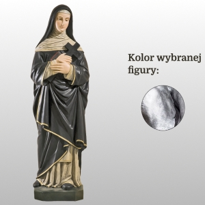 ŚW. RITA 115CM SREBRNY (834)
