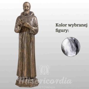 ŚW. O. PIO 140CM SREBRNY (838)
