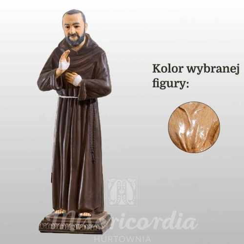 ŚW. O. PIO 78CM DREWNO (839)