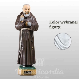 ŚW. O. PIO 40CM BIAŁY (841)