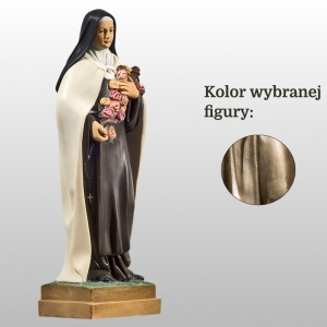 ŚW. TERESA OD DZIECIĄTKA JEZUS 35CM ZŁOTY (854)