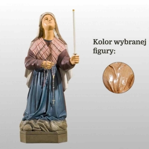 ŚW. BERNADETA 60CM DREWNO (861)