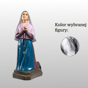 ŚW. BERNADETA 26CM SREBRNY (862)