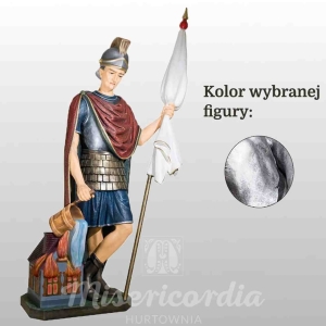 ŚW. FLORIAN 170CM SREBRNY (870)