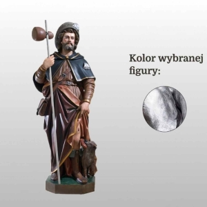ŚW. ROCH 110CM SREBRNY (880)