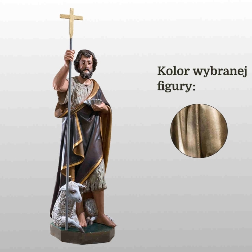 ŚW. JAN CHRZCICIEL 110CM ZŁOTY (885)