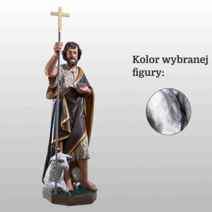 ŚW. JAN CHRZCICIEL 110CM SREBRNY (885)