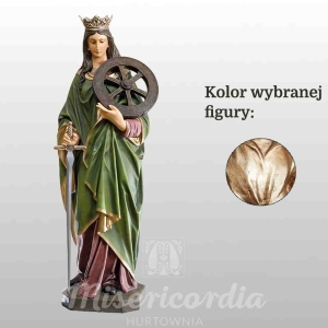 ŚW. KATARZYNA 140CM WŁOSKIE ZŁOTO (887)