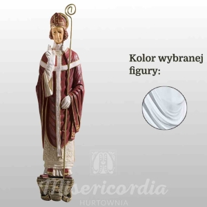 ŚW. WOJCIECH - PŁASKORZEŹBA 43CM BIAŁY (898)