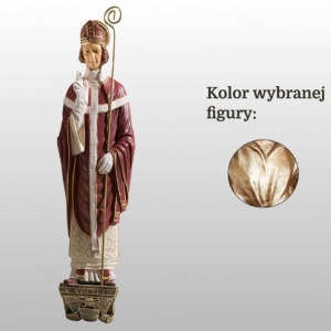 ŚW. WOJCIECH - PŁASKORZEŹBA 43CM WŁOSKIE ZŁOTO (898)