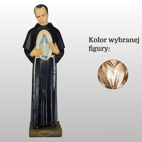 ŚW. MAKSYMILIAN KOLBE 100CM WŁOSKIE ZŁOTO (901)
