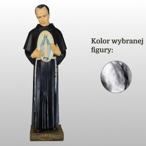 ŚW. MAKSYMILIAN KOLBE 100CM SREBRNY (901)
