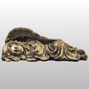 ANIOŁEK LEŻĄCY PRAWY 32x13CM ZŁOTY (911)
