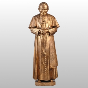 FIGURA OJCA ŚW. JANA PAWŁA II 116CM WŁOSKIE ZŁOTO (631)