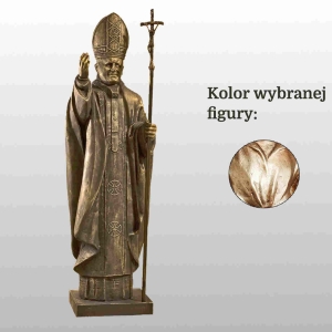 FIGURA OJCA ŚW. JANA PAWŁA II 120CM WŁOSKIE ZŁOTO (656)