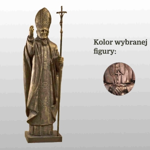 FIGURA OJCA ŚW. JANA PAWŁA II 120CM IMITACJA BRĄZU (656)