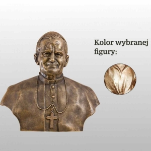 POPIERSIE OJCA ŚW. JANA PAWŁA II 60CM WŁOSKIE ZŁOTO (651)