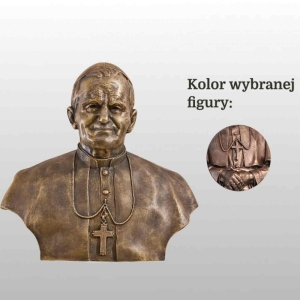 POPIERSIE OJCA ŚW. JANA PAWŁA II 60CM IMITACJA BRĄZU (651)