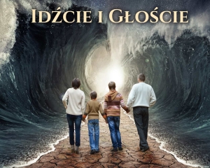 BANER Z HASŁEM "IDŹCIE I GŁOŚCIE" (id_09)