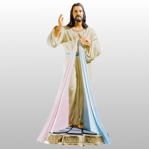 JEZUS MIŁOSIERNY (JEZU UFAM TOBIE) 90CM KOLOR (152)