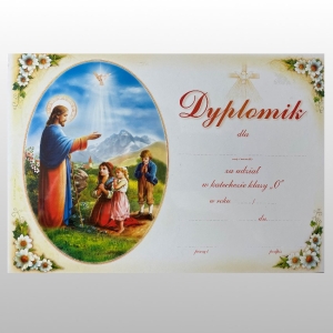 DYPLOMIK KL.O nr 1 -Pan Jezus z Duchem św.