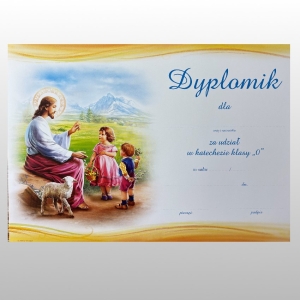 DYPLOMIK KL.O nr 3 -Pan Jezus z barankiem