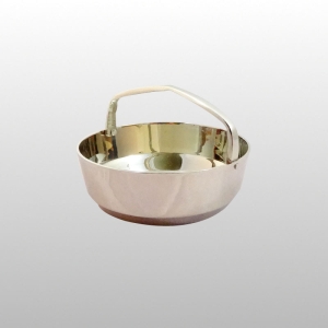 POJEMNIK NA WĘGIELKI, ŚR. 9CM, WYS. 3CM, NIKIEL