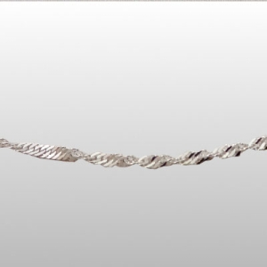 ŁAŃCUSZEK SREBRNY (SING 0,4/60cm).