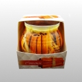 ŚWIECA MIRAL POWLEKANA - CINNAMON