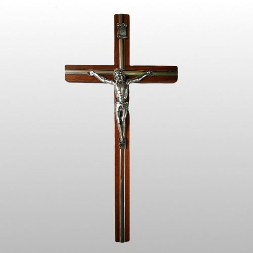 KRZYŻ LISTWA CIEMNY 27 CM