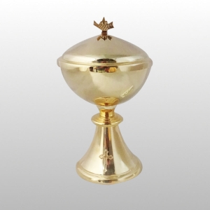 PUSZKA, WYS. 17CM, ZŁOCONA