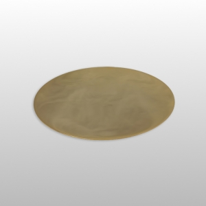 PATENA GŁADKA Ø 14 cm MOSIĘŻNA, POZŁACANA