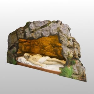 SZOPO-GRÓB, GROTA NA FIGURĘ JEZUS DO GROBU 65cm