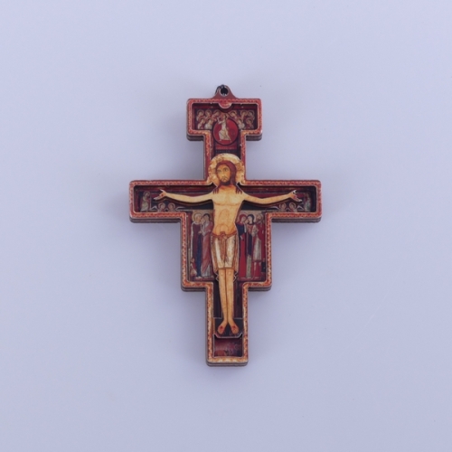 KRZYŻ FRANCISZKAŃSKI SKLEJKA 8,5CM