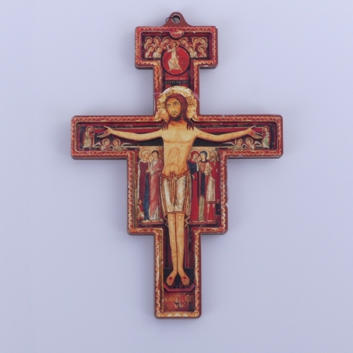 KRZYŻ FRANCISZKAŃSKI SKLEJKA 18CM