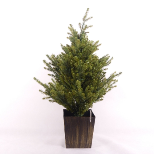 CHOINKA ZIELONA LED 90 CM (W DONICZCE) 