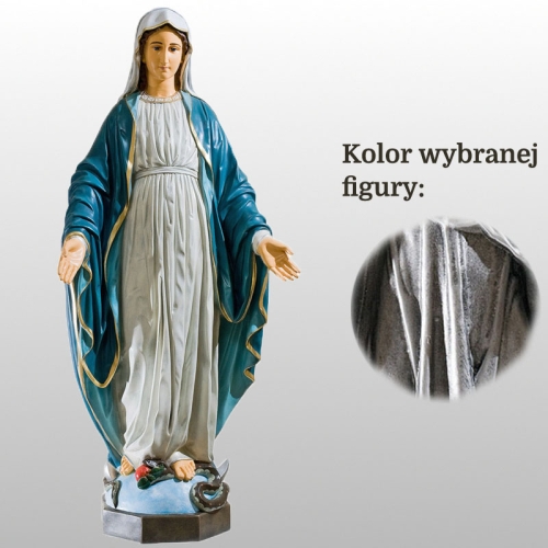 MATKA BOŻA NIEPOKALANA 105CM SREBRNY (408)