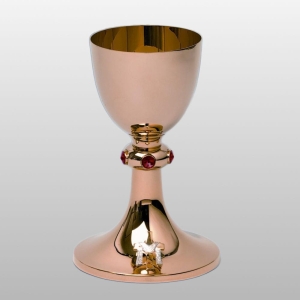 KIELICH Z KAMIENIAMI h - 24 cm, (51498)