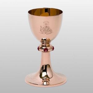 KIELICH Z KAMIENIAMI h - 24 cm, (51535)