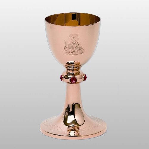 KIELICH Z KAMIENIAMI h - 24 cm, (51535)
