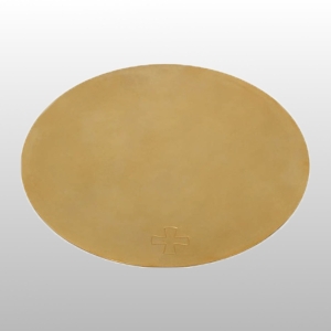 PATENA POZŁACANA  fi 14cm