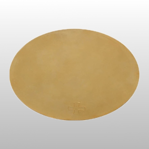 PATENA POZŁACANA  fi 14cm