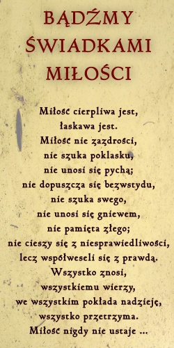 BANER TRANSPARENT - BĄDŹMY ŚWIADKAMI MIŁOŚCI (t_154)