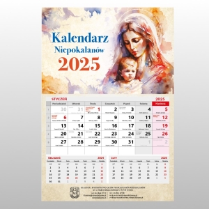 KALENDARZ JEDNODZIELNY