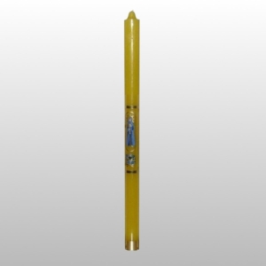 ŚWIECA WOSK 0.33 GROMNICA Z NAKLEJKĄ 42/3cm