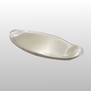 TACKA OVAL MATOWA, DŁ. 18CM, SZER. 8CM, NIKIEL