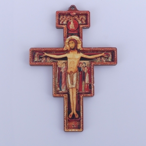 KRZYŻ FRANCISZKAŃSKI SKLEJKA 18CM