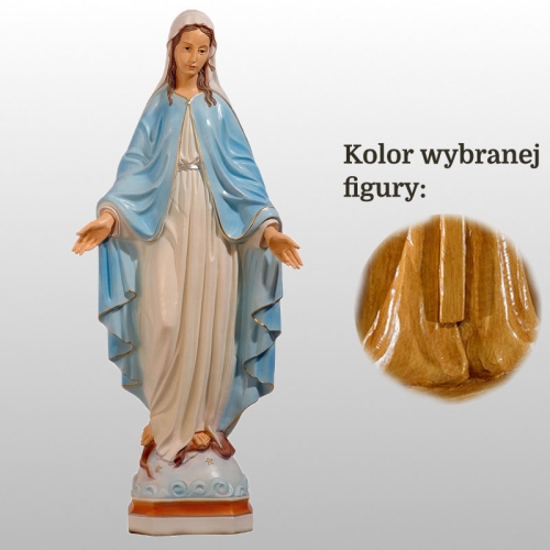MATKA BOŻA NIEPOKALANA 80CM DREWNO (410)