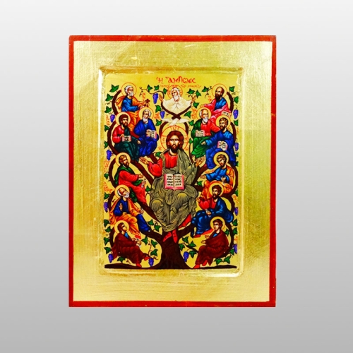 IKONA KRZEW WINNY - JEZUS 14x18 CM