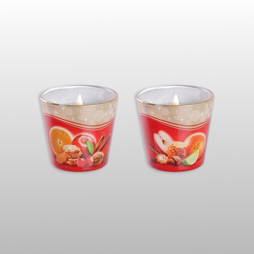 ŚWIECA ZAPACH -SZKŁO CHRISTMAS TIME 115 G